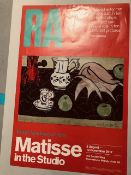Matisse, Patrick Heron and Karen Appel Exhibtion Posters. 1985, 1987 and 2021.