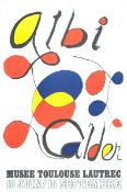Alexander Calder - Rare 'Albi' Vintage Poster 2014 and (The Frog and Saw) Poster 1971