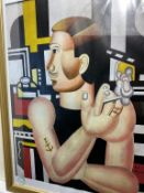 Piet Mondrian, Original Poster, Gallery99 Limited Edition Plate Signed