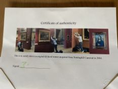 Banksy Di-Faced Tenner Authentic COA + Receipt + Provenance, Original