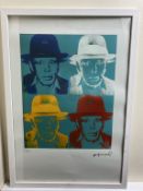 Andy Warhol, Self Portrait x4, Original, Limited Edition, Print