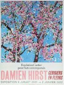 Damien Hirst 'Blossom' Poster For Fondation Cartier. 2021