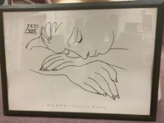 Picasso Sleeping Woman Original Museum Poster, Gallery99 Limited Edition