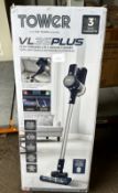 Tower VL35Plus Cordless Vacuum Cleaner. Est £100 - Grade U