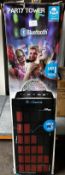Party Tower IDance Karaoke. Est £100 - Grade U