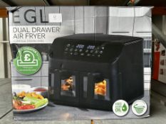 EGL Dual Air Fryer. Est £70 - Grade U