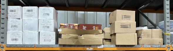 Whole Racking Bay of Food and Drinks - Past BBD. Est £100
