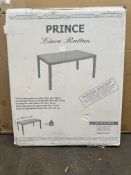 Prince Linea Rattan Table. Est £100 - Grade U