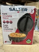 Salter Kuro Omelette Maker. Est £30 - Grade U