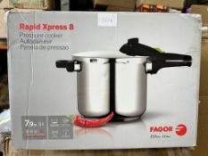Fagor Rapid Xpress 8 Pressure Cooker. Est £40 - Grade U