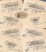 Job lot Southern Railway Locomotive Detailed Diagram 85-Year-Old-3.