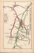 Burton, Dove, Eggington, Willington Antique Railway Junctions Diagram-22.