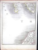 Isle of Man Peeltown, Kirk, Jurby Point John Cary’s Antique 1794 23 0 Year-Old Map-56.
