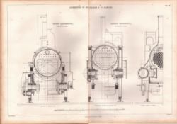 Goods Locomotives Nelson & Co Glasgow Antique Scarce Diagram-43.