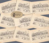 Job lot Great Western Railway Locomotives Detailed Diagram 85-Years-Old