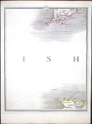 Isle of Man, Douglas Port Iron, Kirk Santon, John Cary’s Antique 1794 Map-47.2.