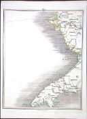 Holyhead To Pwllheli Welsh Coast Line John Cary’s Antique 1794 230 Year-Old Map-38.