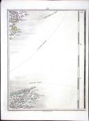Margate, Ramsgate, Sandwich Kent John Cary’s Antique 1794 230 Year Old Map-27.