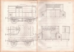 Luggage & Horse Carriages New South Wales Railways Australia Antique Diagram-5.