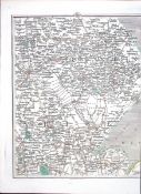 Lincolnshire Lincoln, Grantham, Boston, John Cary’s Antique 1794 230 Year-Old Map-43.