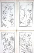 Job-Lot 245-Year-Old Taylor & Skinner 1777 Rare Detailed Ireland Road Maps-1.