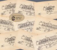 Job lot Southern Railway Locomotive Detailed Diagram 85-Year-Old-1.