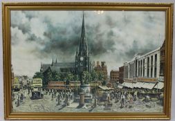 The Bull Ring Birmingham Framed Print