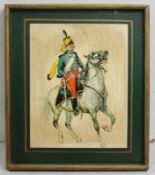 Framed Raised Cavalry Military Print
