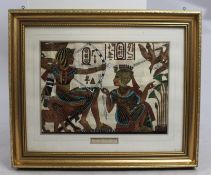 Egyptian Painted Papyrus Artwork