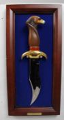 Franklin Mint Golden Eagle Decorative Dagger