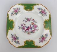 Set of 6 Ye Old English Grosvenor China Square Side Plates
