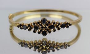 Russian Sapphire 18ct Gold Bracelet