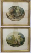 Pair of Antique Victorian Le Blond Prints