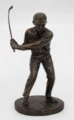 Vintage Golfing Figurine