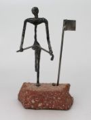 Vintage Golfing Figurine