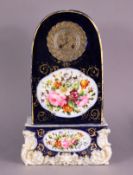 French Mid 19th c. Porcelain Mantel Clock