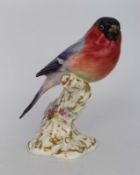 Royal Worcester Bullfinch 2662 Birds On Stumps A/F