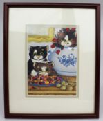 Linda Jane Smith Framed Cat Print