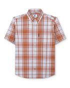 Lambretta Check Shirt Rust/White RRP £40.00 Size XXL
