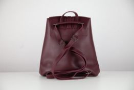 Cascabelle Leather-Look Backpack - Brown L12a
