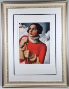 Tamara De Lempicka Limited Edition With Lempicka Estate (New York) Authenticated Certificate.