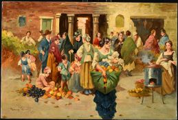 Original Oil On Canvas By Gianni Rovatti