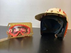 Old School BMX Hutch Helmet & Oakley Goggles - Vintage