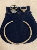Vintage Sterling Silver Rings and Bangle
