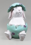 Hand Painted Decorative Easter Turquoise Egg