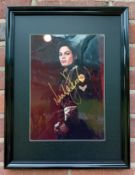 Michael Jackson Hand Signed Photo, Pictured In Concert. 12x8 Inch / 30x20cm