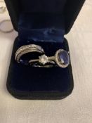 3 Vintage Silver Rings