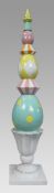 Easter Ornament Candy Arrangement In Pedestal
