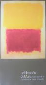 Two (2) Mark Rothco Posters 'Beige, Yellow and Purple (1997)