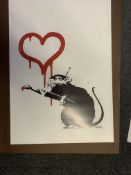 Banksy Poster 60 x 43 cm Free Global Postage Great Collectors Item